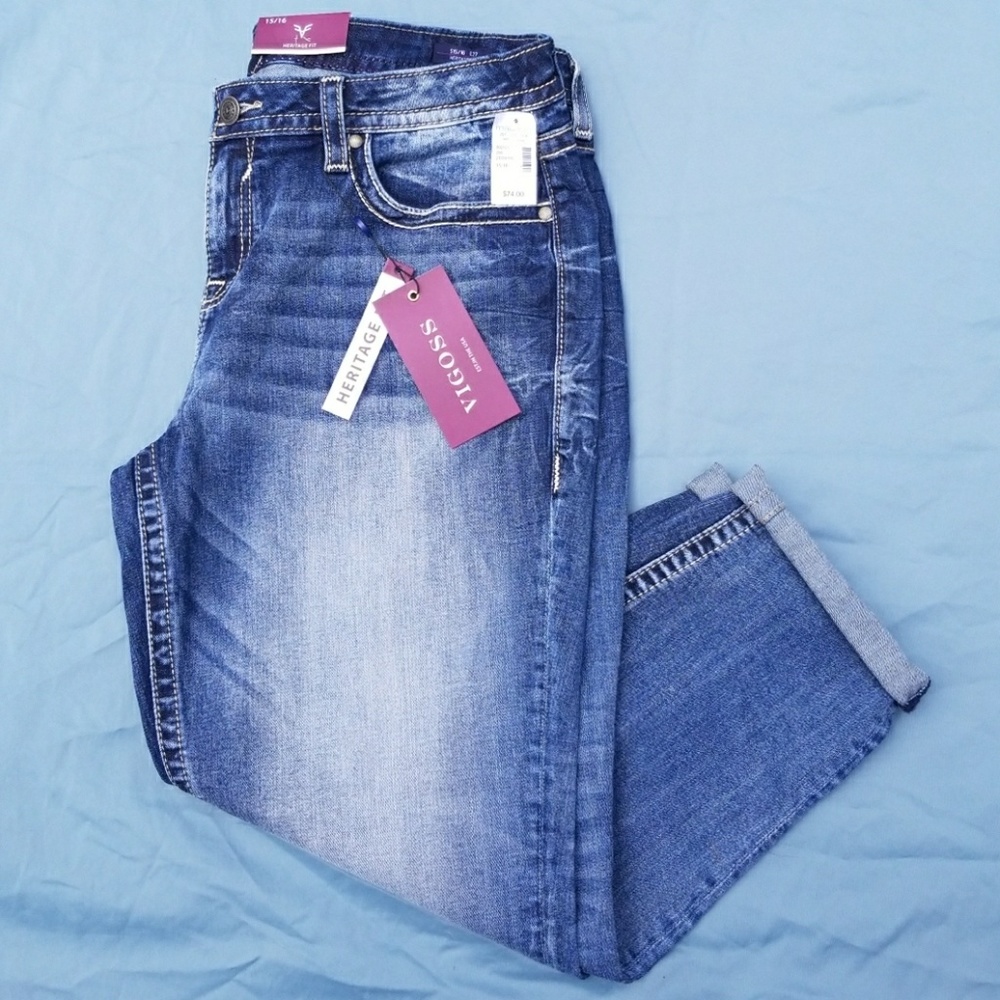 VIGOSS-Chelsea Heritage Fit Boyfriend Jeans